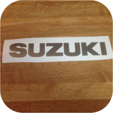 Silver Suzuki Samurai Tailgate Sticker Decal 87-95-20420