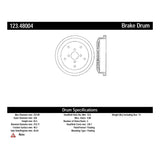 Centric 123.48004 rear brake drum