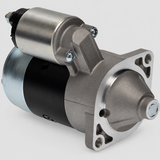 WAI 16966N new starter motor FRL view on light gray background