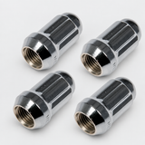 Dorman chrome wheel lock set angled view