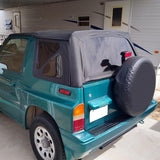 Black Soft Top for Suzuki Sidekick / Geo Tracker 1995-1998
