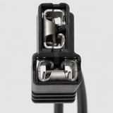 Windshield washer pump connector terminal view