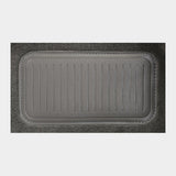 1986-1995 Suzuki Samurai complete carpet (with roll bar cutout) heel pad detail